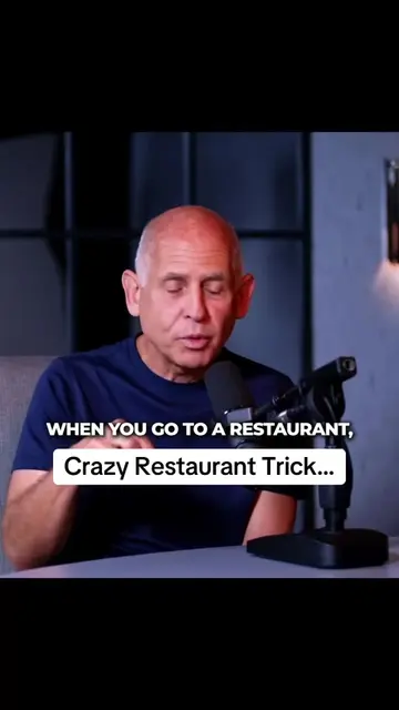 Restaurants do this to make you spend more money😱@The Diary Of A CEO #thediaryo