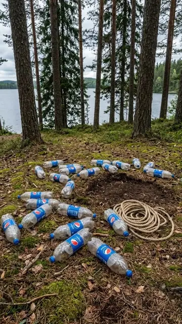 She Built a Floating Tiny House on Plastic Bottles! 🤯 This extreme DIY experime