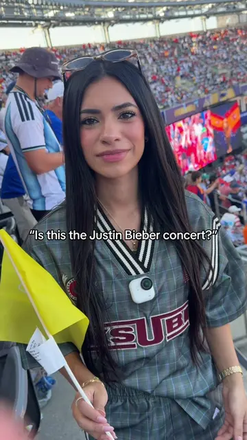 Justin Bieber concert at the World Cup 🥰 #hallelujah #fyp #justinbieber #worldc