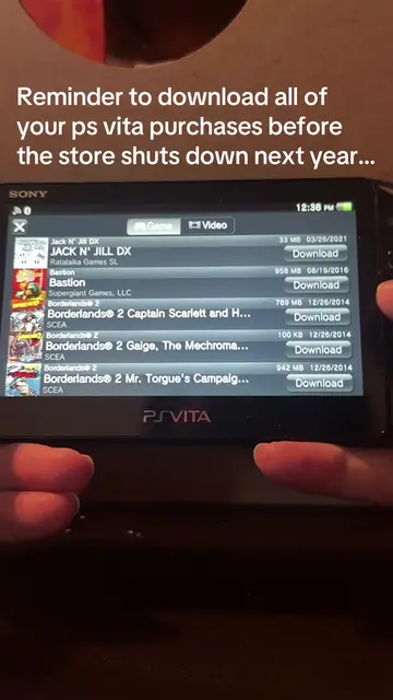 It’s sad the vita store is going away… #psvita #playstation #gaming 
