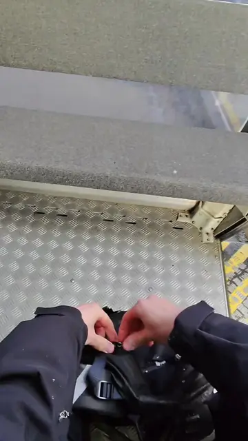 Spreading some joy on the ski lifts 