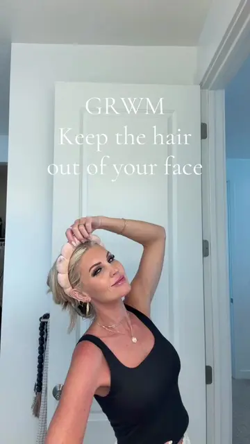 Little idea to keep your hair out of your face🤍 #foryoupage #fyp #grwm #hair #s