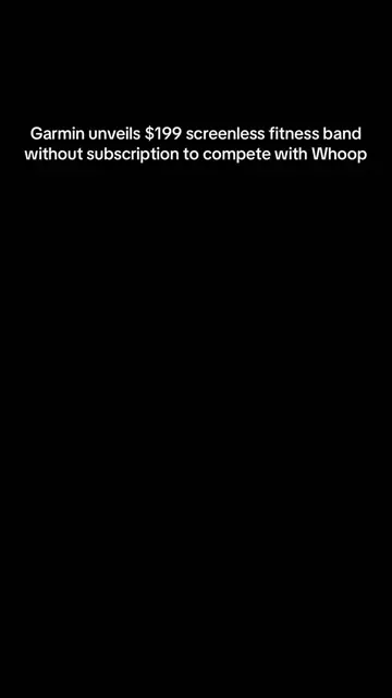 Garmin just launched a screenless fitness band to go after Whoop. CIRQA Smart Ba