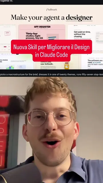 Nuova skill anti-ai slop trending su github: hallmark #ai#claude#code#frontnend#