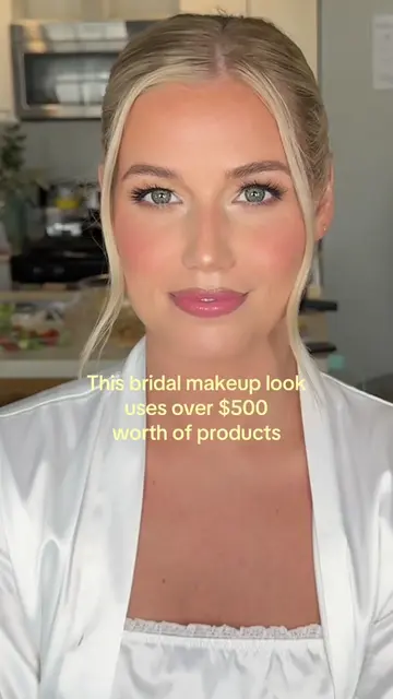 This bridal makeup look uses over $500 worth of products. Let’s break it down! �