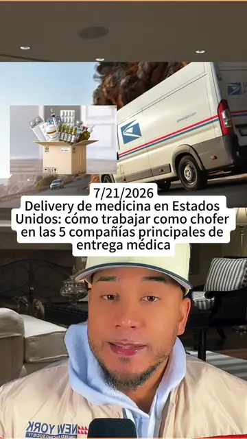 Delivery de medicina en Estados Unidos: cómo trabajar como chofer en las 5 compa