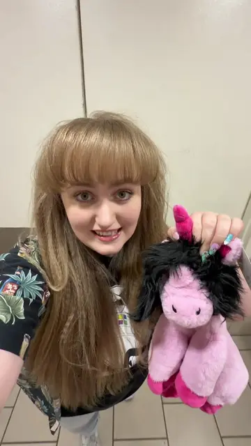 Let’s stuff the Moodicorn emo unicorn from Build A Bear!! SHES SO CUTE OMG!! Wha