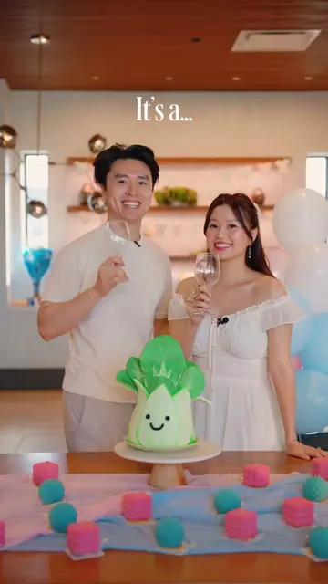 finally. 🩷💙  ty @aria for making the bokchoy cake!  Ty @Tu Cha and @Catherine 