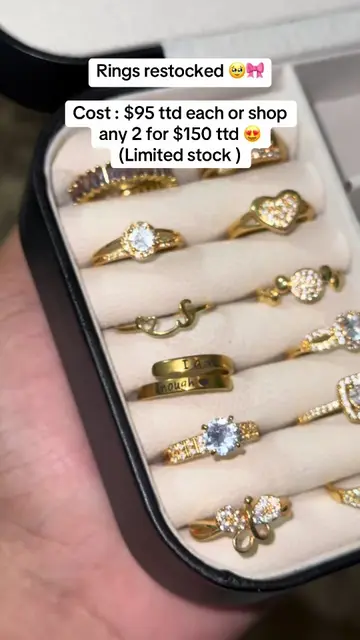 🩷✨ RING RESTOCK ALERT! ✨🩷 Looking for the perfect ring? We’ve just added a wid
