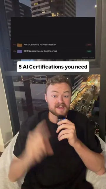 Here are 5 AI Certifications that will help get you hired. Most businesses are l