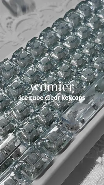 they look like little ice cubes, so cute ♡ ~ featuring Womier’s Ice Cube Clear K