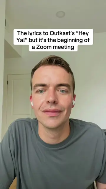 Hey Ya #meetings #corporate #zoommeeting #wfh #fyp 