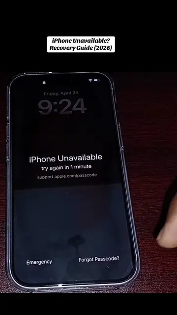 iPhone Unavailable? Learn the official recovery options available after too many