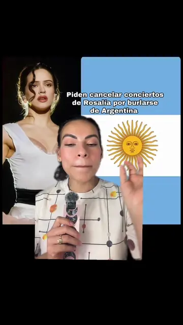 ‼️Piden cancelar conciertos de Rosalía por burlarse de Argentina‼️ #rosalia #arg