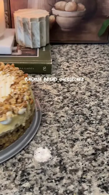 If you love banana bread, wait until you try it as a cheesecake! 🍌🍰   Cheeseca