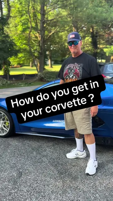 Corvette Turner pro tips: how to get in and out of the car! #creatorsearchinsigh
