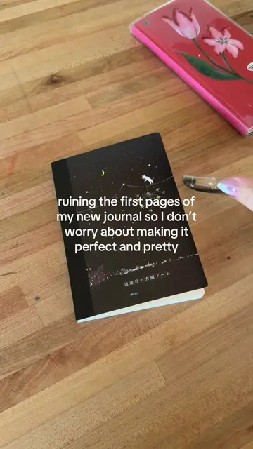 In the name of fighting perfectionism #jounal #journaling #notebook  #hobonichi 