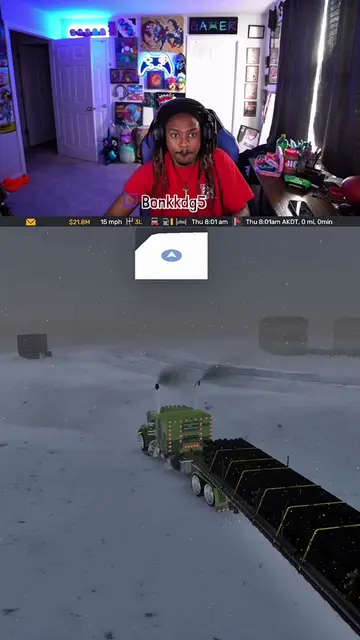 Ima get that load there on time believe me😂💯 #fyp #bonkclips #americantrucksim