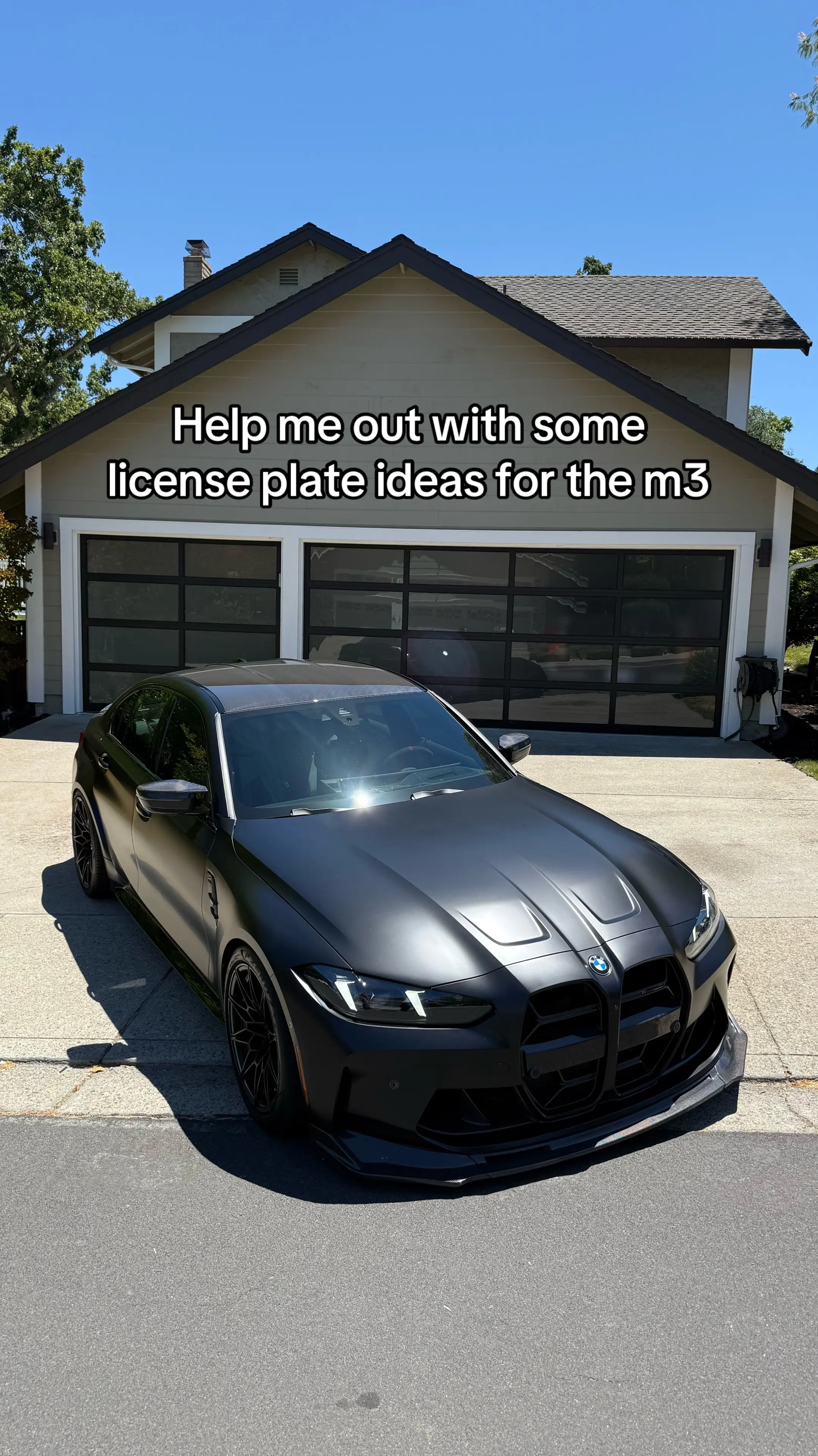 I want something creative #g80 #m3 #bmw #carsoftiktok 