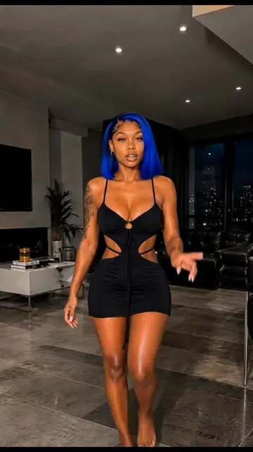 A good wig can change the whole look... but great content is what keeps people w