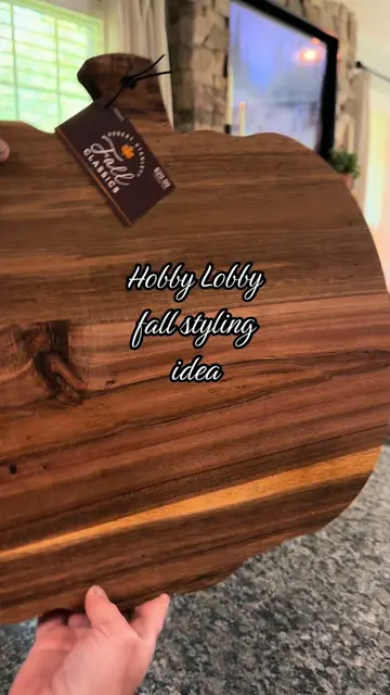 If you picked up the Hobby Lobby pumpkin cutting board, here’s one of my favorit