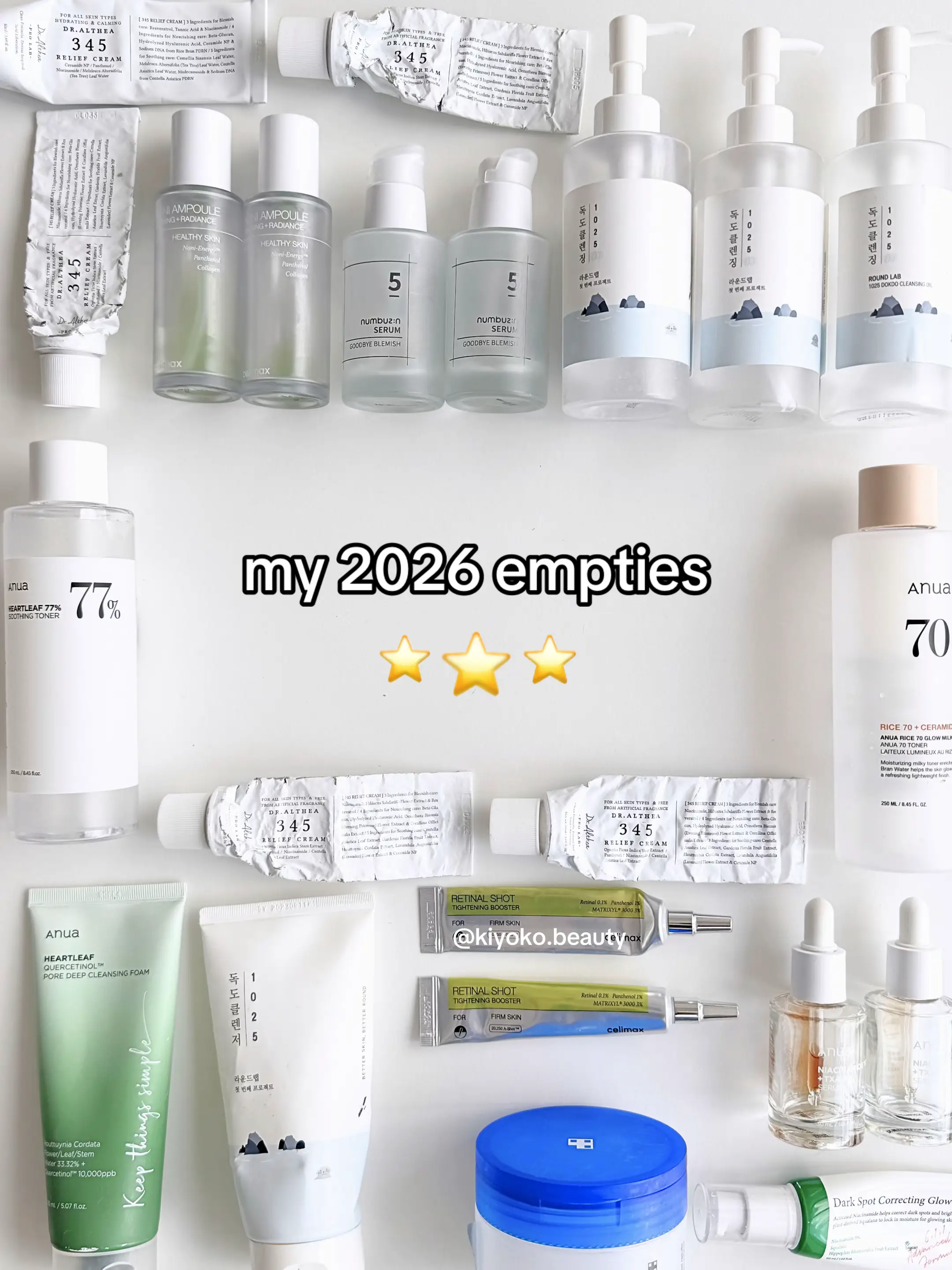 Our skincare empties so far for 2026 👀🗑️ These are the products we actually fi