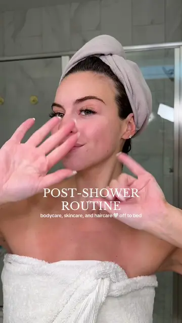 post-shower routine 🫧🫶🏼🪞 bodycare, skincare, haircare - an everything routin