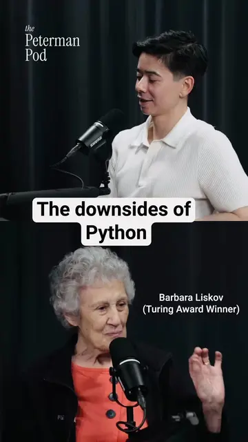 She is the L in SOLID and Liskov in Liskov substitution principle This is a clip