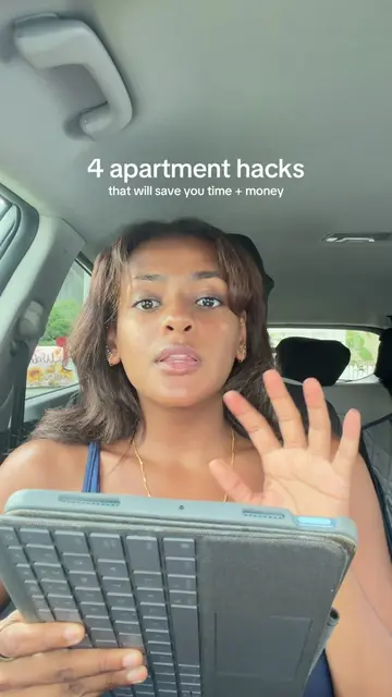 part 2 of 4 apartment hacks that will save you time + money 🤍 #money #Home #apa