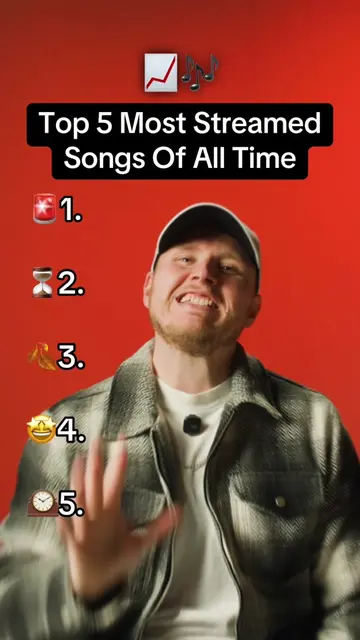 The Most Streamed Songs Of All Time 📈🎶 Do you know all of these mega hit songs