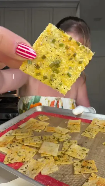 When I have extra sourdough discard, i turned it into crackers. I did two flavor