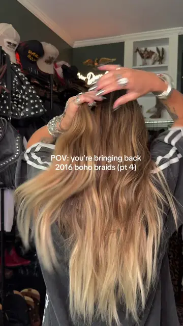 POV: you’re bringing back 2016 boho braids (pt 4) 🐚🖤 @AMIKA: @Luxy Hair #braid