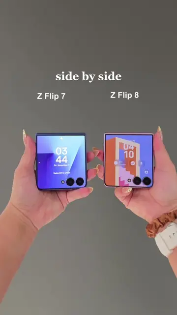 Samsung Galaxy Z Flip 7 v Z Flip 8 - Which one looks better? #samsung #foldablep