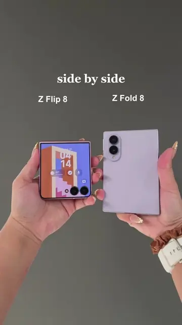 Samsung Galaxy Z Flip 7 v Z Flip 8 - Which one looks better? #samsung #foldablep