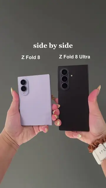 Samsung Galaxy Z Fold 8 v Z Fold 8 Ultra- Which one looks better? #samsung #fold