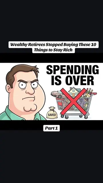 P.1 Wealthy Retirees Stopped Buying These 10 Things to Stay Rich #finance #finan