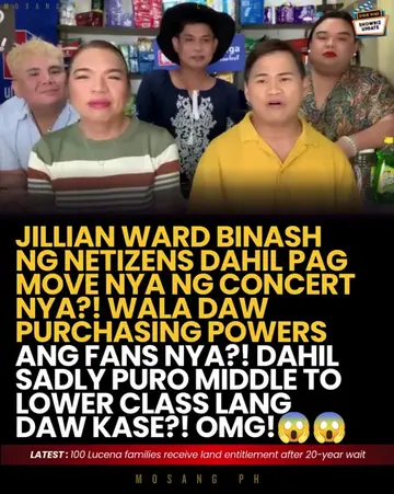 INURONG NG DECEMBER?! 😱 CONCERT NI JILLIAN WARD, INULAN NG BASHERS DAHIL WALA D