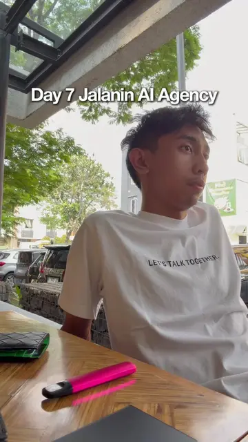 Day 7 l Jalanin AI Agency buat bantu bisnis lebih baik Kalo ini gue record nya d