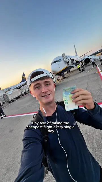 Day 2 taking the cheapest flight everyday🤷‍♂️💵 Nobody guessed correct 🤫  Whoe
