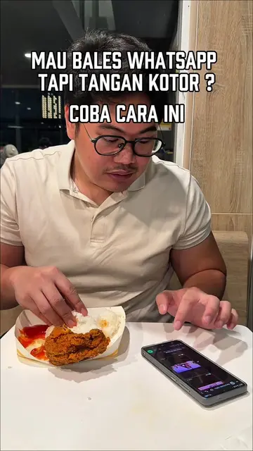 Hack life saver buat kamu yang suka makan pakai tangan! 📱✨ Mulai sekarang bales