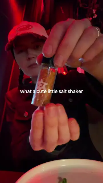 omg it’s so cute and tiny!!!!! who knew they made spoons this small 🧂#saltshake