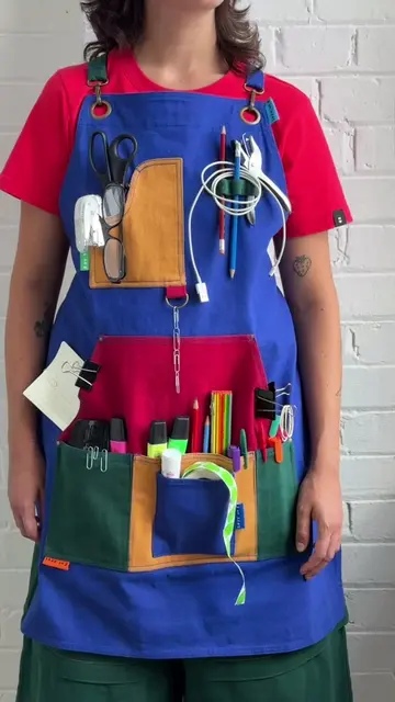 Creating, in whatever sense, can be frantic, so let our Do It Tomorrow Apron hel