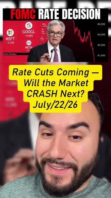 Rate Cuts Coming — Will the Market CRASH Next?
 #RateCuts #StockMarket #JeromePo