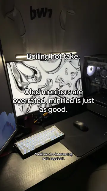 Someone had to say it 🤷‍♂️ #techtok #pcgaming #setuptok #setup #oledmonitor