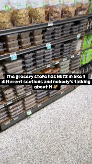 Why does the grocery store need a produce nut, a baking nut, AND a snack nut?? S