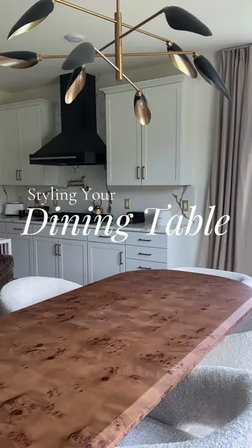 less is more.  Table+Chairs+Rug+Lighting: 🔗@Wayfair storefront  Accents: @At Ho