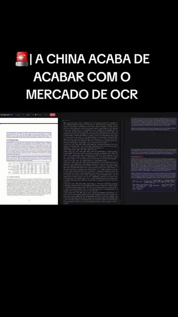 🚨| A CHINA ACABA DE ACABAR COM O MERCADO DE OCR  Um modelo de 3 bilhões de parâ