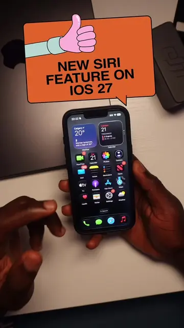 New Siri feature on iOS 27 you need to try #siri #ios27 #iphonetricks #iphonetip
