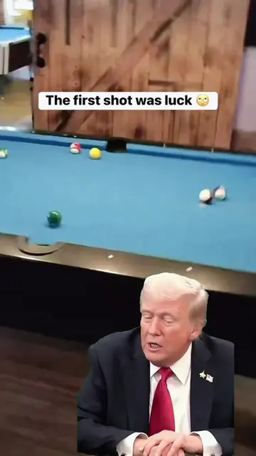 Shes so angry 😡 #billiards #funny #8ball #capcut #trump  