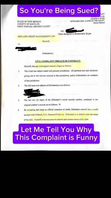 Most people see a debt lawsuit and assume it's game over. It isn't. A complaint 